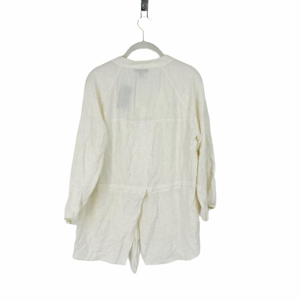 Alfani Linen 3/4 Sleeve Pullover Blouse Tops S NEW - Picture 3 of 5
